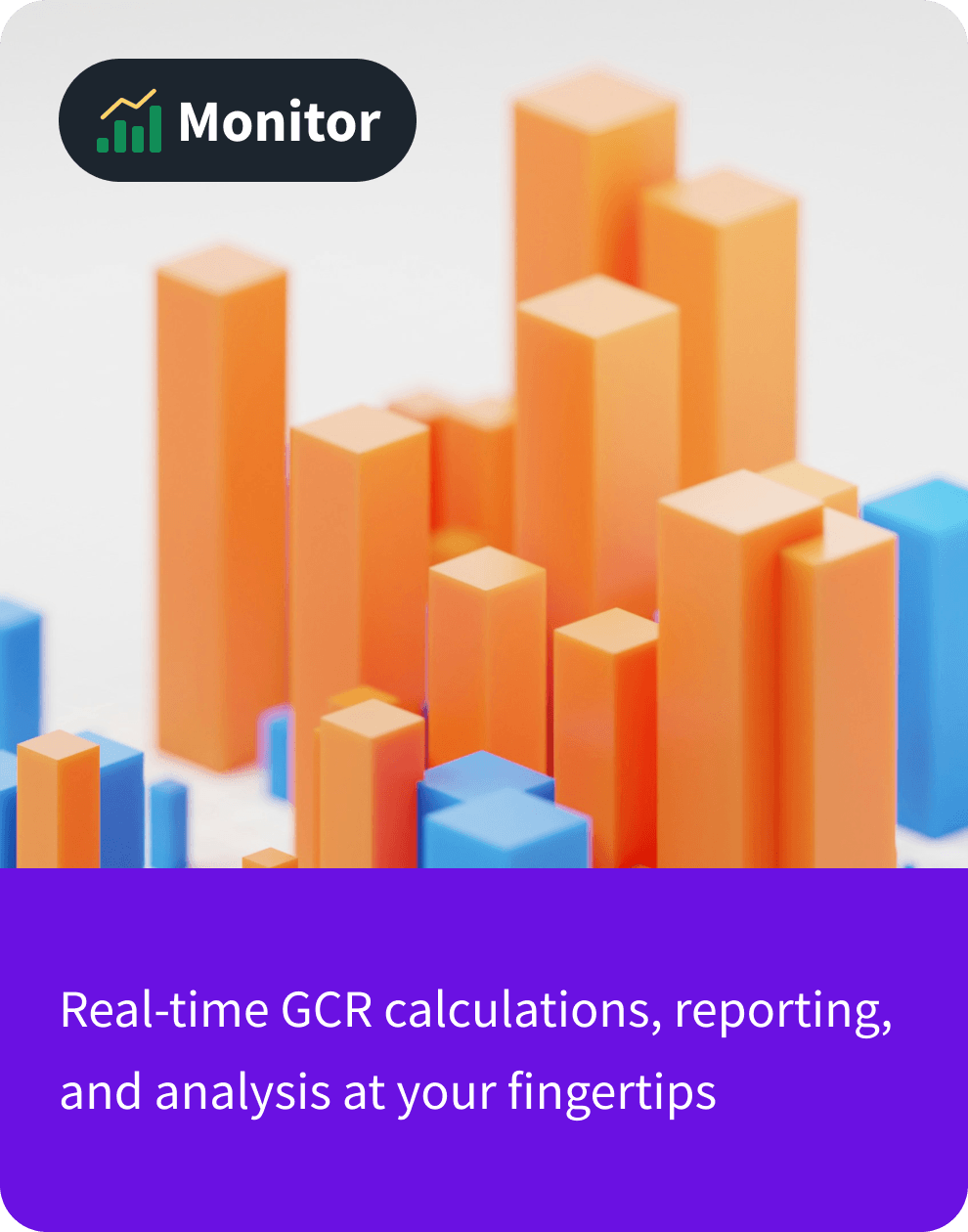 Monitor: real-time GCR calculations, reporting, and analysis